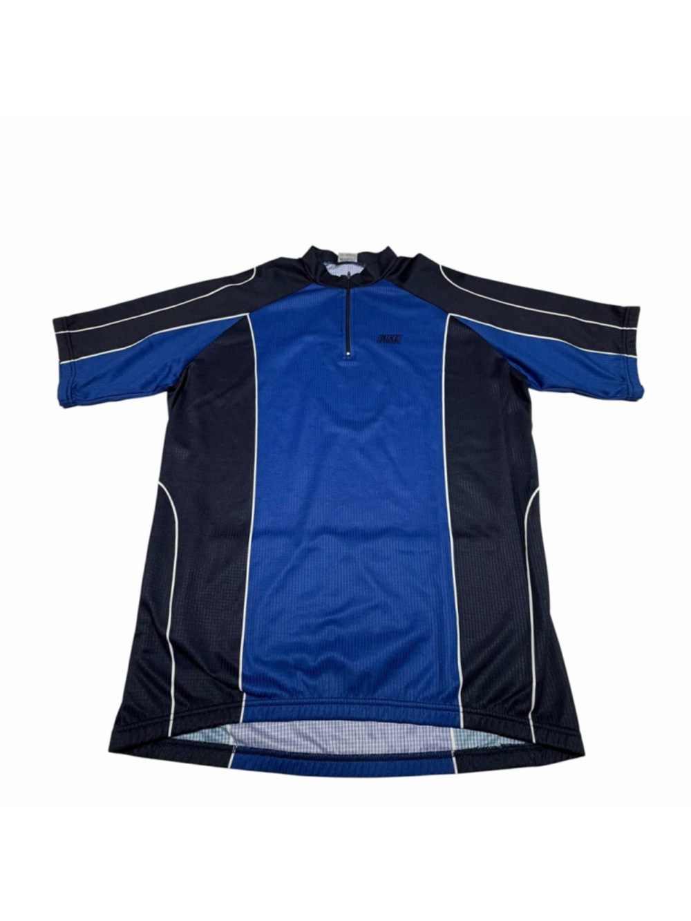 TCM Bike Classics Cycling Jersey Mens XL Blue Black 1/4 Zip Road MTB Performance